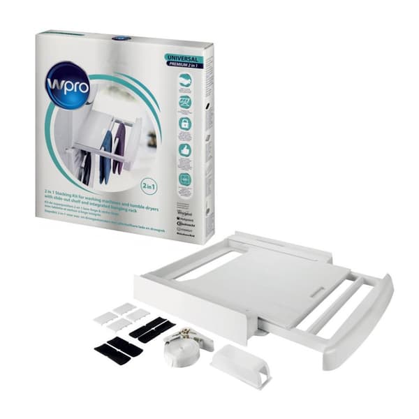 WPRO SKP101 Universal Stacking Kit med torkställning