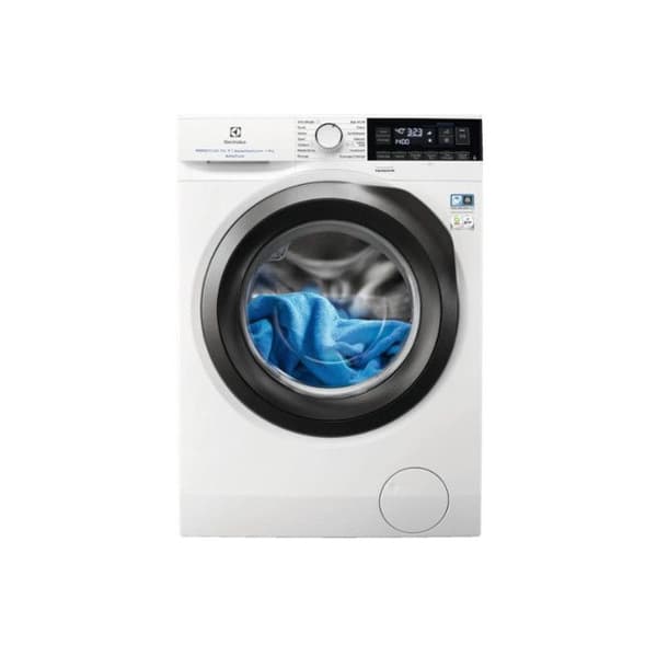 Frontmonterad tvättmaskin ELECTROLUX EW7F3921RB - Automatisk dosering - SteamCare - Woolmark® Blue Certification Vit