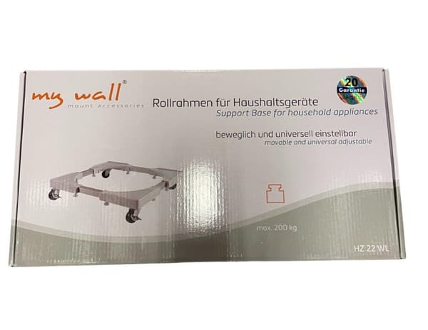 Jalusta pyörillä kuivausrummulle/pesukoneelle