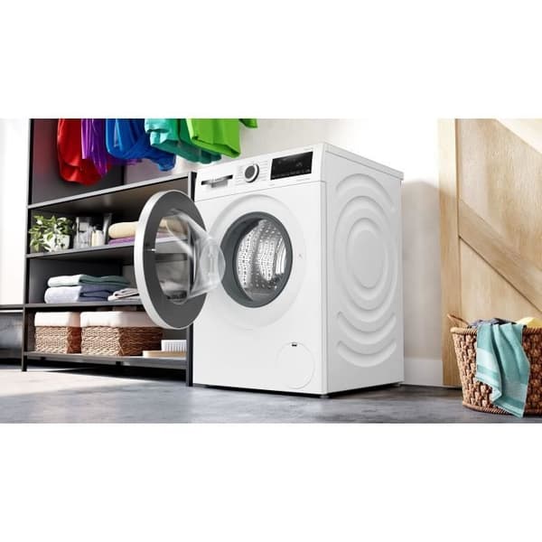 BOSCH WNA144V0FR SER4 tvättmaskin-torktumlare - 9 / 5 kg - Induktion - L60cm - 1400 rpm - Vit