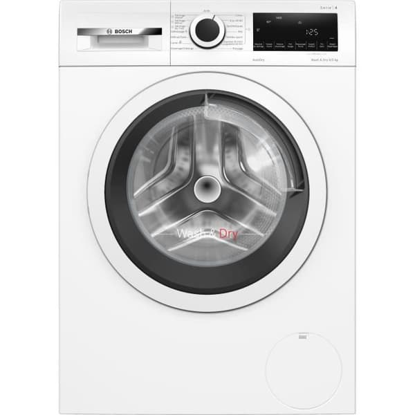 BOSCH WNA144V0FR SER4 tvättmaskin-torktumlare - 9 / 5 kg - Induktion - L60cm - 1400 rpm - Vit Vit