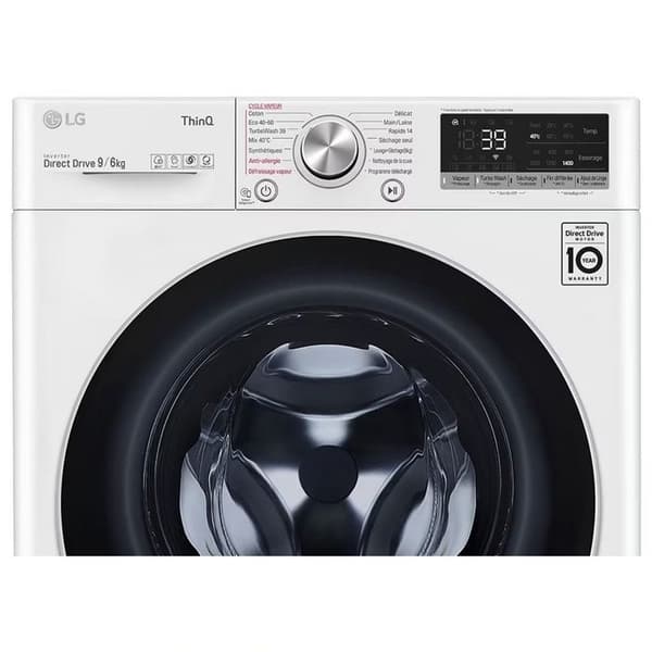 LG Tvättmaskin-torktumlare hyttventil 9/6 kg 1400 rpm - F964R71WRST