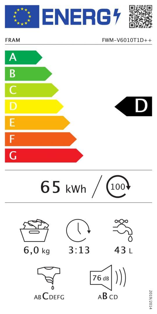 MASINA DE SPALAT FRAM FWM-V6010T1D++