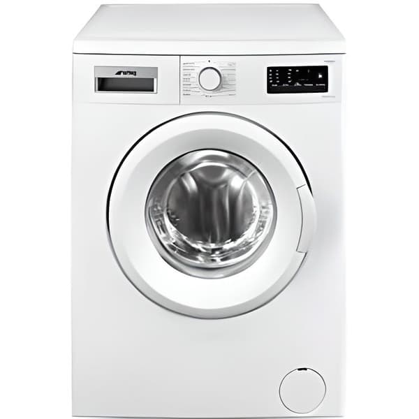 Tvättmaskin - SMEG - Fin lavat 4 kg A+ 1000 varv - Frontmatning - Tillval och specialprogram: Bomull Vit