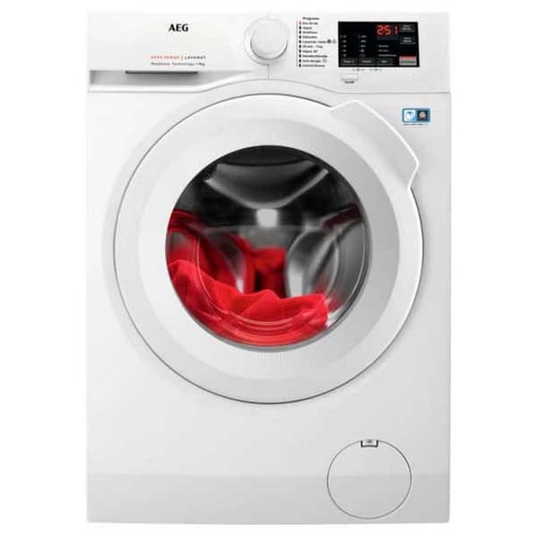Aeg Frontmatad Tvättmaskin L6fbi947p Vit 9 kg / EU Plug Vit
