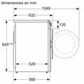 Miniatyrbillede 4 af 8: Bosch Frontlæssende Vaskemaskine Wgg254z1es Transparent 10 kg