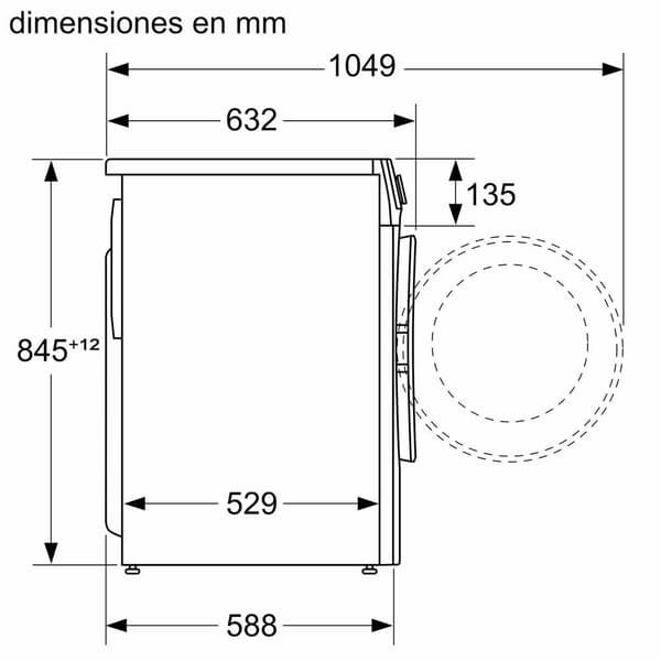 Bosch Frontlæssende Vaskemaskine Wgg254z1es Transparent 10 kg