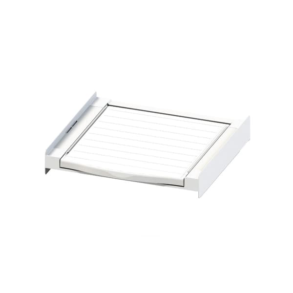 Staplingsram med utdragbar hylla för torktumlare/tvättmaskin