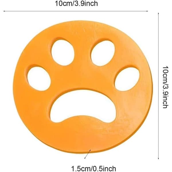 Tvättboll Tvättmaskin, Hair Catcher Ball Anti Hårfilter Tvättmaskin Tvättmaskin 4st