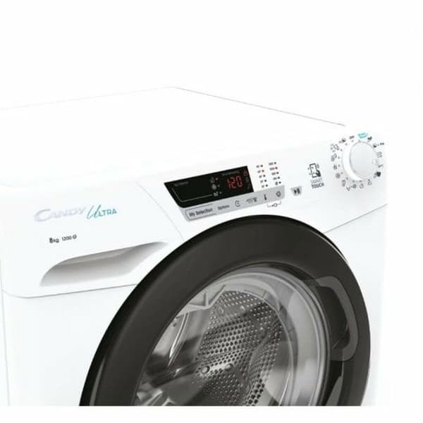 Candy Frontbetjent Vaskemaskine Hcu1282dwb4/1-s  8 kg / EU Plug
