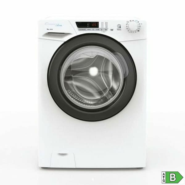 Candy Frontbetjent Vaskemaskine Hcu1282dwb4/1-s  8 kg / EU Plug