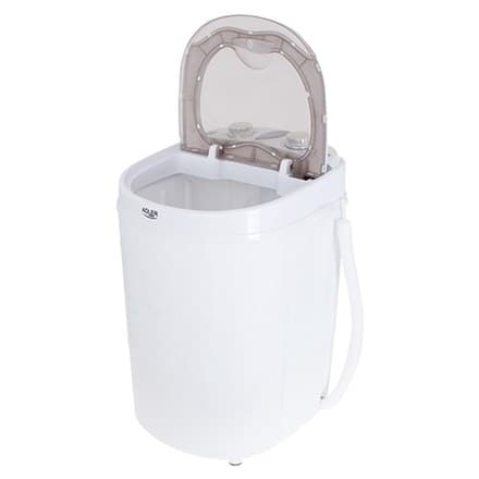 Adler | AD 8055 | Mini vaskemaskine | Top loading | Vaskekapacitet 3 kg | RPM | Dybde 37 cm | Bredde 36 cm | hvid