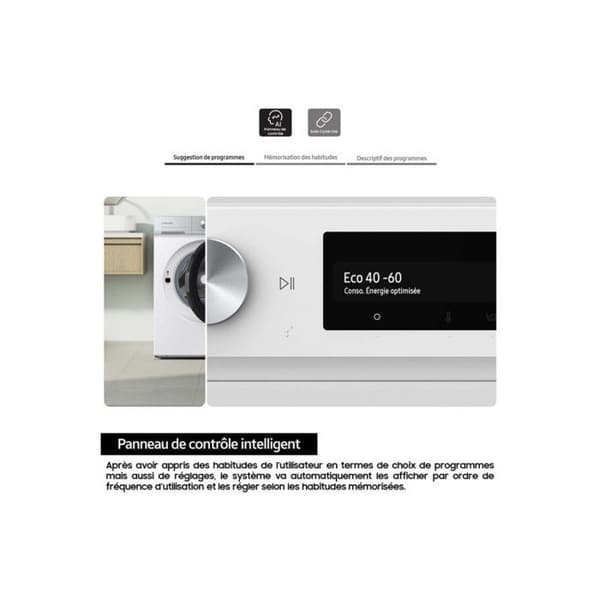 Samsung WW90DB7U94GE tvättmaskin för hyttventil