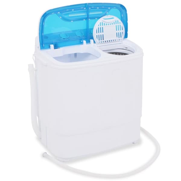 vidaXL Minitvättmaskin med dubbla trummor 5,6 kg -  Tvättmaskiner