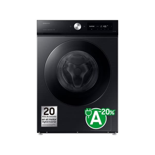 Tvättmaskin med fönster - Samsung - WW11DB7B94GB - 11 kg - 1400 varv/min - Svart Svart