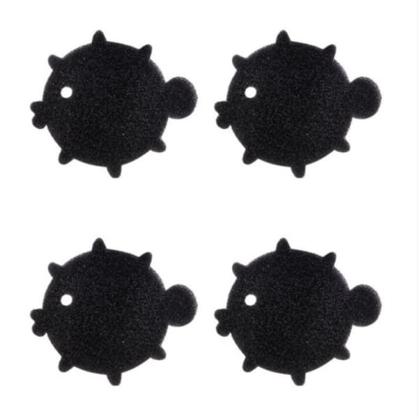 INF 4-Pack fnugfjerner til vaskemaskine, genanvendelig vasketøjsfnugfang Fish shape