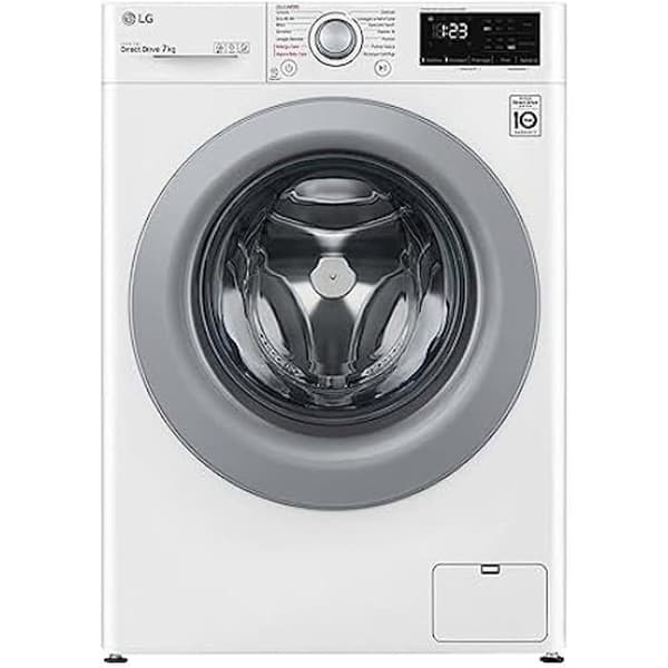 LG Slim 7 kg tvättmaskin - Klass D Inverter Vapore - AI DD - Ångtvätt Vit