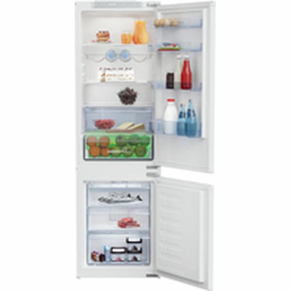 Kombineret køleskab BEKO BCHA275E4SN Hvid Multifarvet (178,1 x 54 cm) Hvid