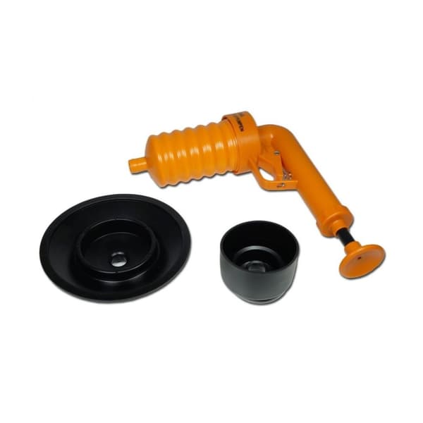 Drain Duster Mekanisk Drain Unblocker Orange/Svart