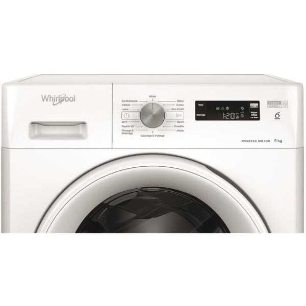 MAL ställbar fram - 9KG - 1200TRS - Energiklass A - 78 dB C - 62 l - WHIRLPOOL - FFSPL9269WFR