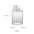 Miniatyrbillede 5 af 5: Vaskemiddeldispenser med måleskala og lufttæt design - 1100 ml