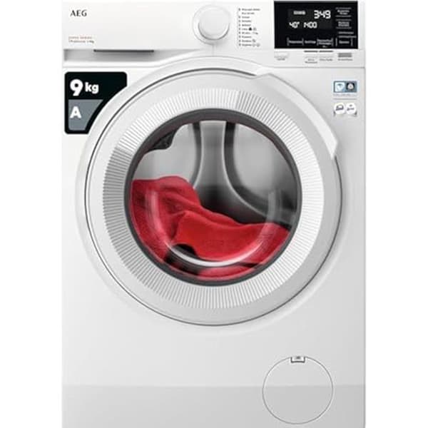 Tvättmaskin - AEG - LR6G94OW - 8 kg - 1400 Varv/min - Frontalbelastning