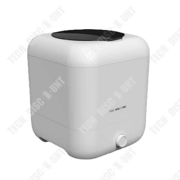TD® Portabel Turbo Tvättmaskin Mini Underkläder Tvätt Trådlös laddning USB Laddning Kraftfull Motor 5L