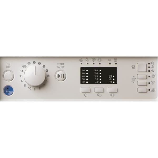 Inbyggd tvättmaskin med torkfunktion - INDESIT - BIWDIL861485EU - 8 till 6 kg - Induktion - 65 cm - 1400 varv/min - Vit