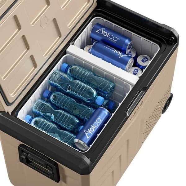 Mini køleskab Yolco TCX60 Sort Sand 60 W 14 L 60 L 46 L