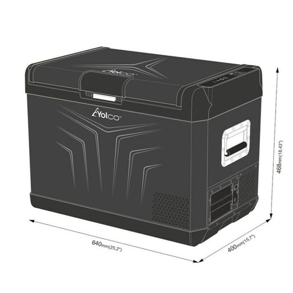 Minijääkaappi Yolco GCX47 Musta 50 W 47 L