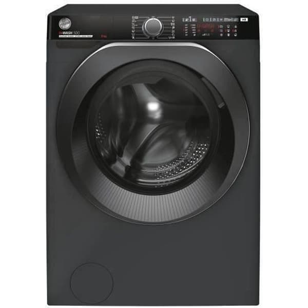 HOOVER H-WASH 500 HWP49AMBCR/1-S porthole tvättmaskin - 9 kg - Induktion - 1400 rpm - Klass A - ansluten - ånga - Antracit Antracit