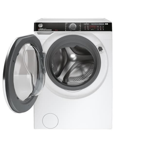 HOOVER HWP 610AMBC/1-S hyttventil tvättmaskin - 10 kg - Induktion - 1600 rpm - Klass A - Ansluten - Ånga - Vit