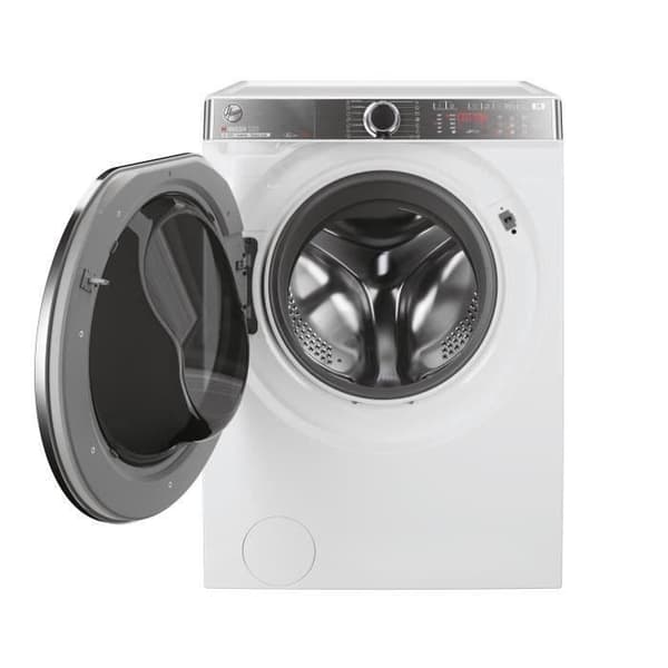 Lösning tvättmaskin HOOVER H-WASH 550 H5WPB49AMBC8/1-S - 9 kg - Induktions - 1400 varv/min - Klass A - Ansluten - Ånga - Vit
