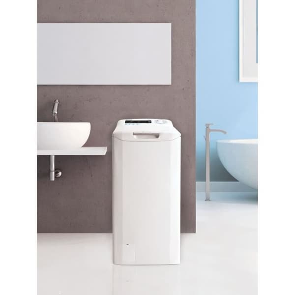 CANDY CSTG27TMVE/1-47 top tvättmaskin - 7 kg - Induktion - 1200 rpm - Klass B - Ansluten - Vit