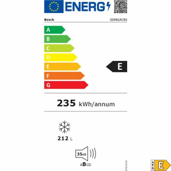 BEGAGNAD Frys BOSCH Vit (Renoverade A)