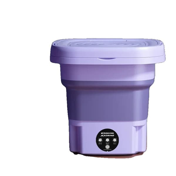 Kannettava mini-pesukone, kompakti koko, nopea pesuohjelma,Violetti, EU