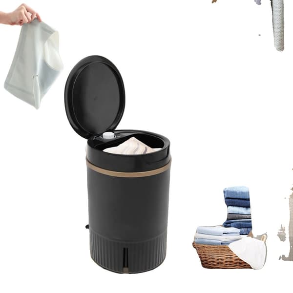 Bærbar Mini Vaskemaskine, 260W Effekt, 4.5L Kapacitet