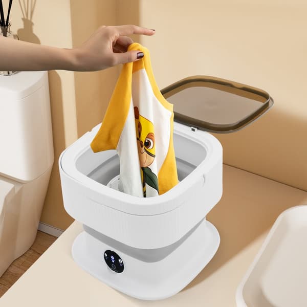 Kannettava Mini-pesukone, taitettava muotoilu, 10L kapasiteetti