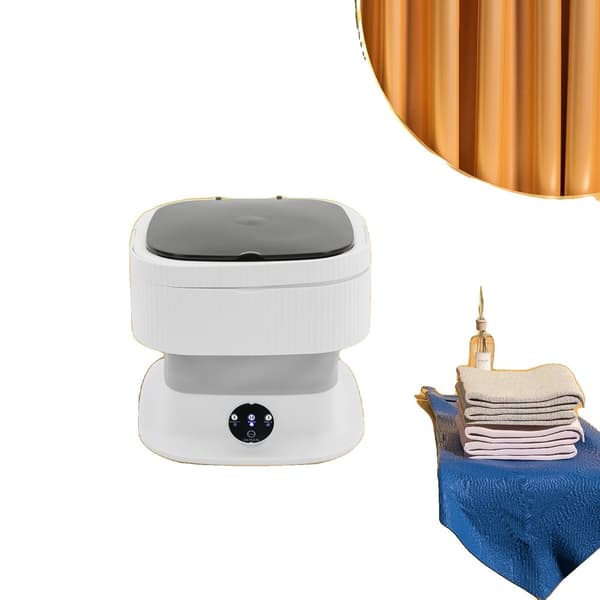 Kannettava Mini-pesukone, taitettava muotoilu, 10L kapasiteetti