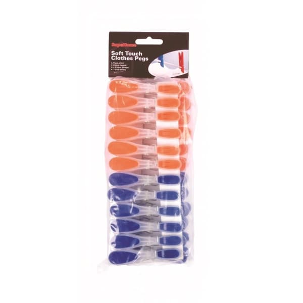 SupaHome Soft Touch Clothes Peg (Pack of 24)