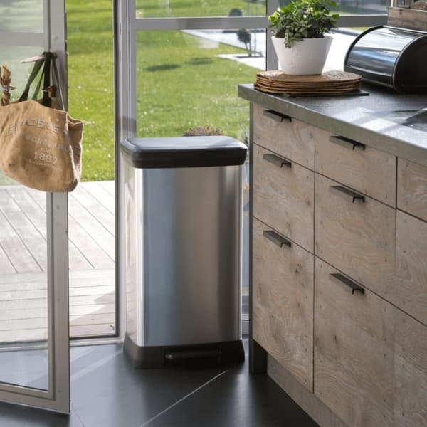 Curver Pedalhink dubbel Deco 23L+23L silver