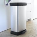 Miniatyrbillede 8 af 11: Curver dobbelt pedalspand Deco 23 l +23 l sølvfarvet