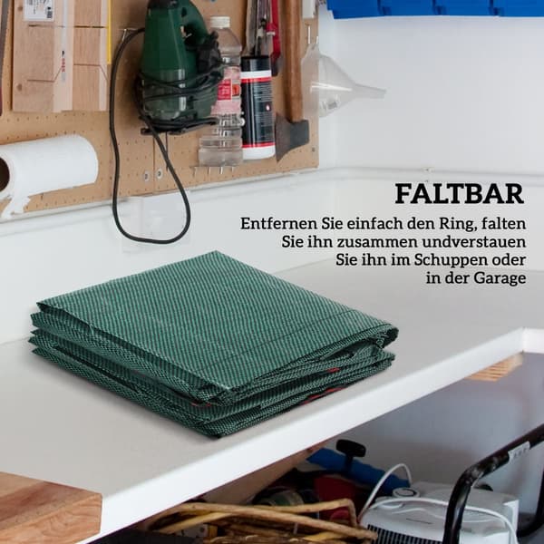 Trädgårdssäck, 3x272L, Ø67 x 76H cm, Grön