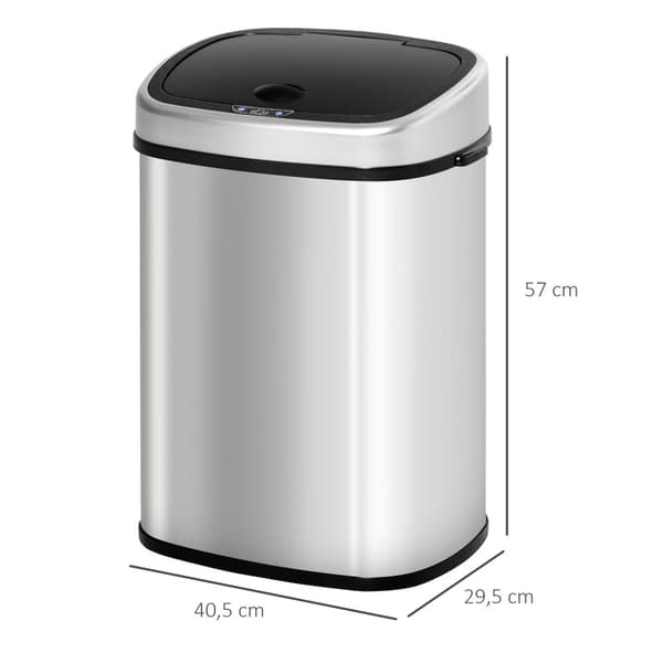 Soptunna, 40.5x29.5x68 cm, Silver