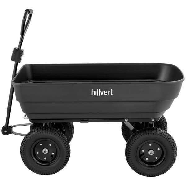Hillvert Trädgårdsvagn - 350 kg - tippbar - 125 l