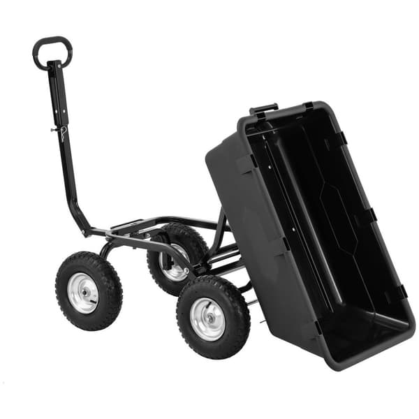 Hillvert Trädgårdsvagn - Tippbar - 550 kg - 150 L