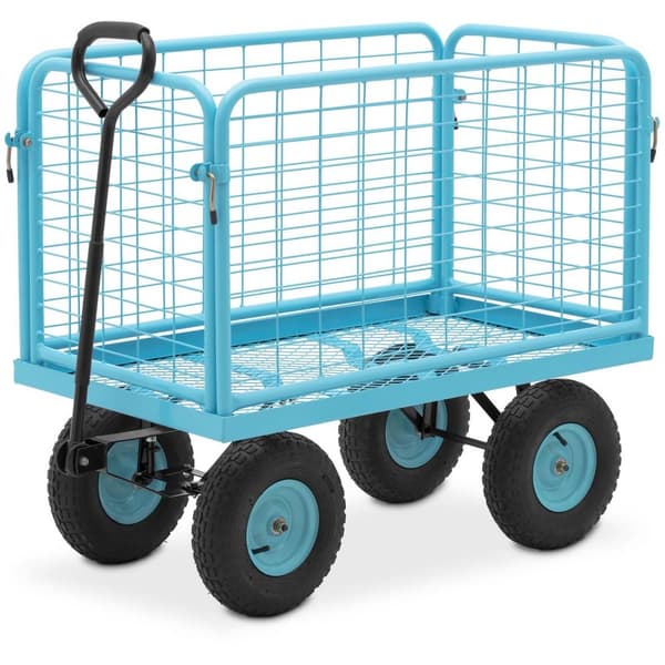 hillvert Transportvagn - 400 kg - avtagbara sidoskenor