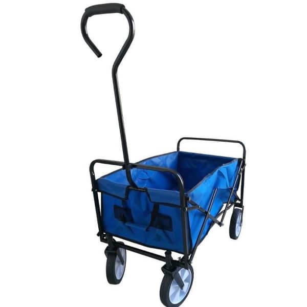 Hopfällbar trädgårdsvagn med bärhandtag - 100 Liter