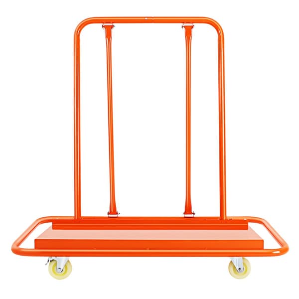 Heavy Duty Gipspladevogn, 2200 LBS Belastningskapacitet, Holdbar Stål Konstruktion, Glat Mobilitet