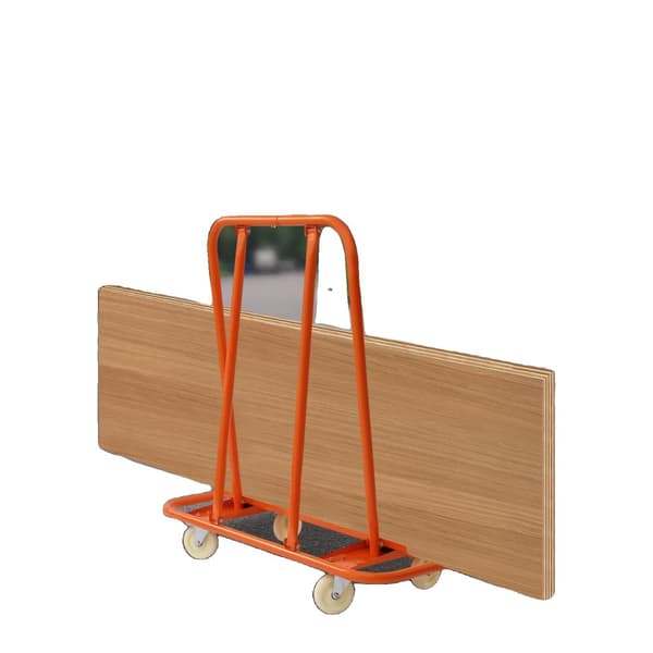 Heavy Duty Gipspladevogn, 2200 LBS Belastningskapacitet, Holdbar Stål Konstruktion, Glat Mobilitet